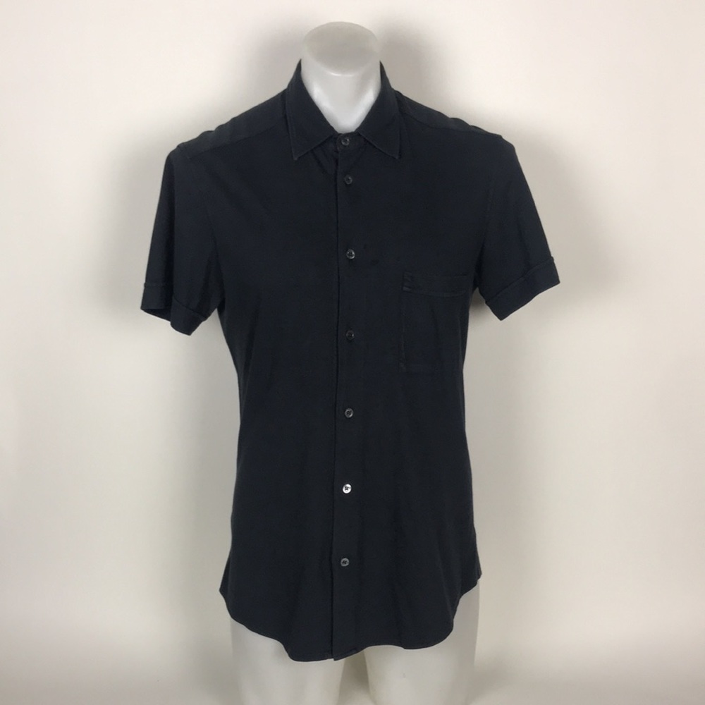 Barena men’s short sleeve button front shirt size 48